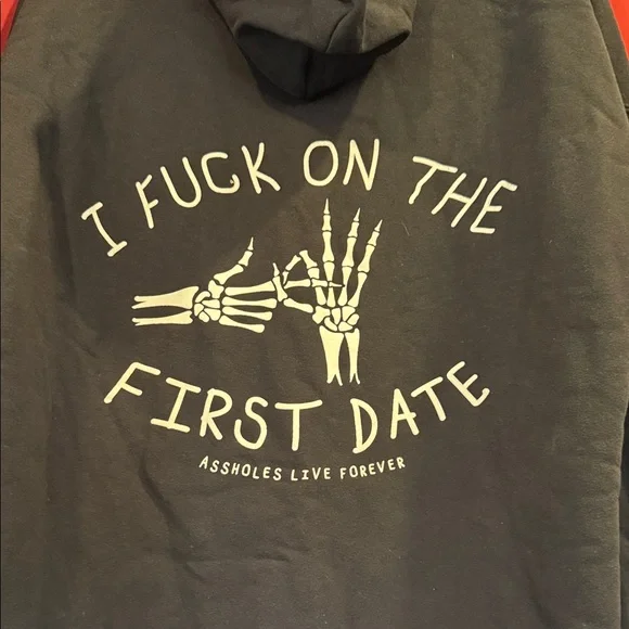 ALF Black Graphic Hoodie Size XL - Picture 2 of 4